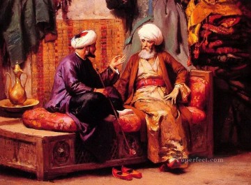the talking arabs middle east Oil Paintings